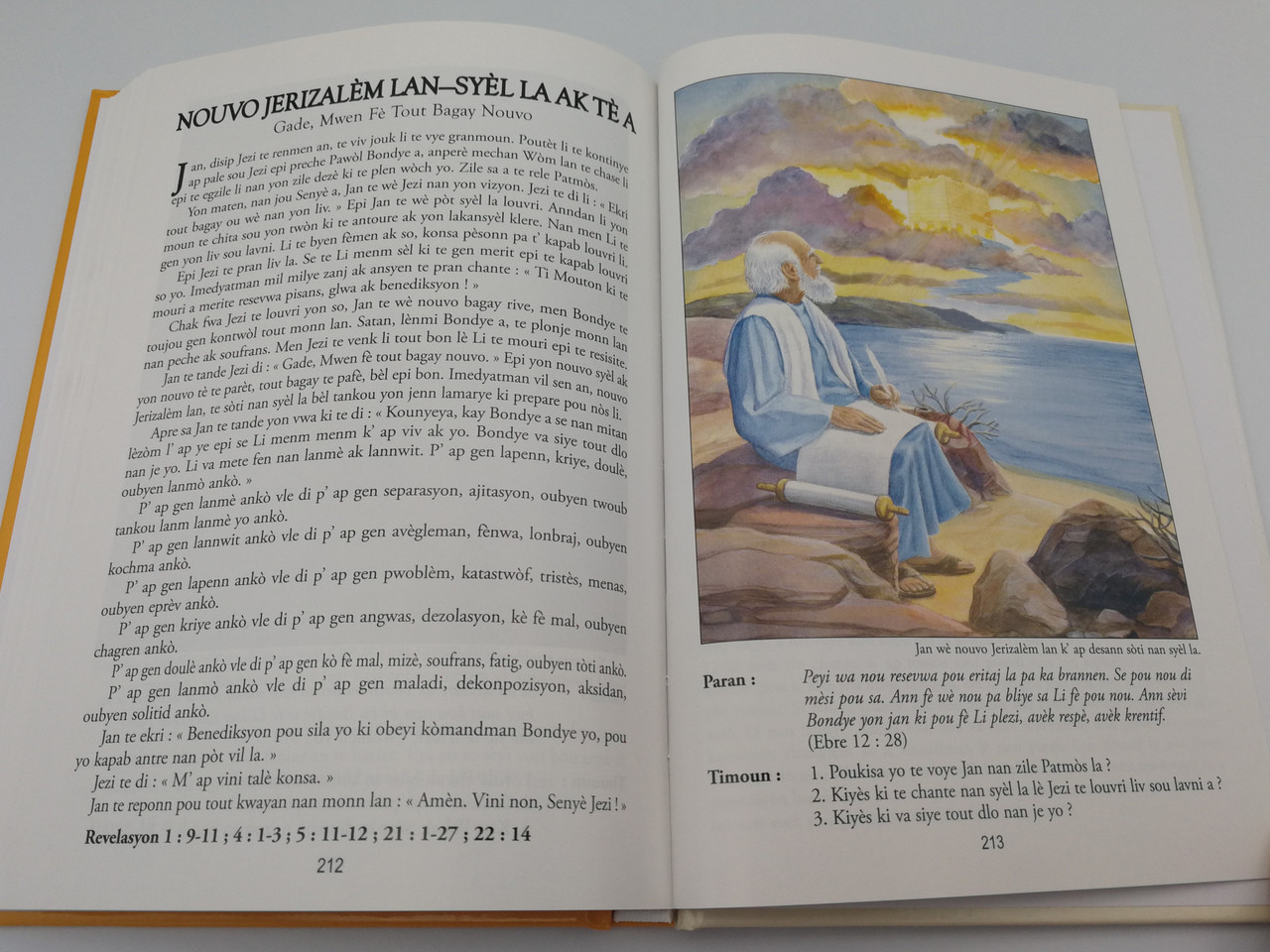 101 Pi Bél Istwa Nan Bib la by Ura Miller / Haitian Creole edition of 101  Favorite Stories from the Bible / Illustrations by Gloria Oostema /  Hardcover / TGS International 